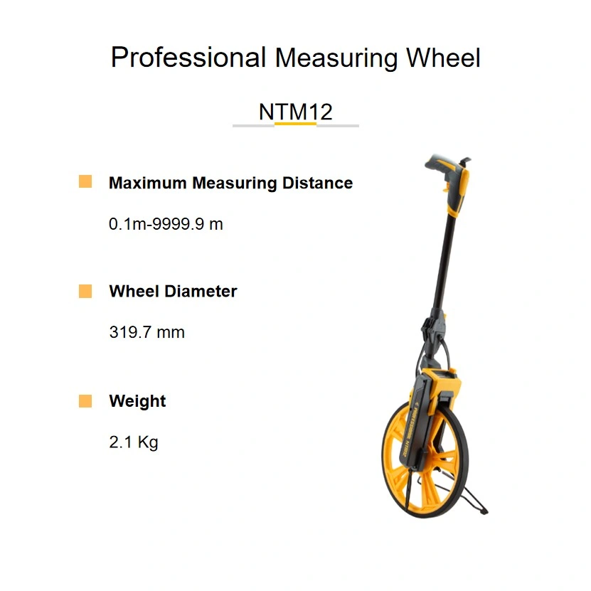 Hot Selling Shock Absorption Professional Meter Measuring Wheel