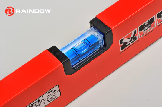 Estrutura de alumínio para serviço pesado Fixtec 1,8 mm de espessura 16''/24''/32''/40'' Nível de bolha digital com 3 bolhas